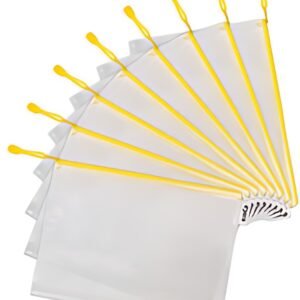 djois by tarifold Pochette à zip ZIPPER, A4, PVC, jaune