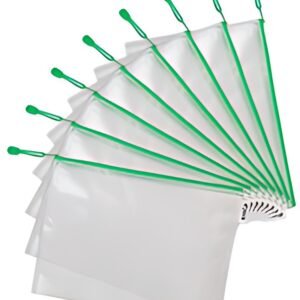 djois by tarifold Pochette à zip ZIPPER, A4, PVC, vert