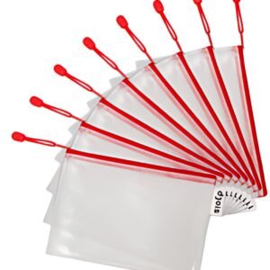 djois by tarifold Pochette à zip ZIPPER, A5, PVC, rouge