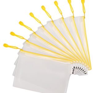 djois by tarifold Pochette à zip ZIPPER, A5, PVC, jaune