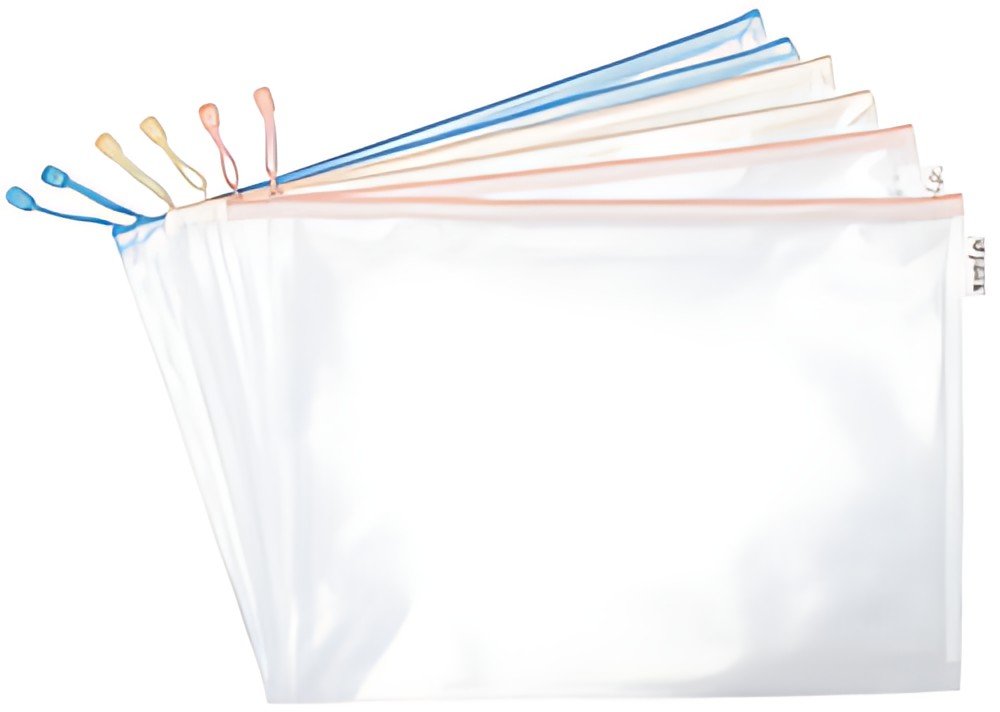 djois by tarifold Pochette à zip ZIPPER Pastel, A3, assorti