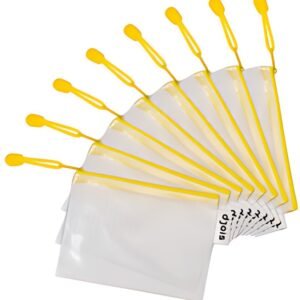 djois by tarifold Pochette à zip ZIPPER, A6, PVC, jaune