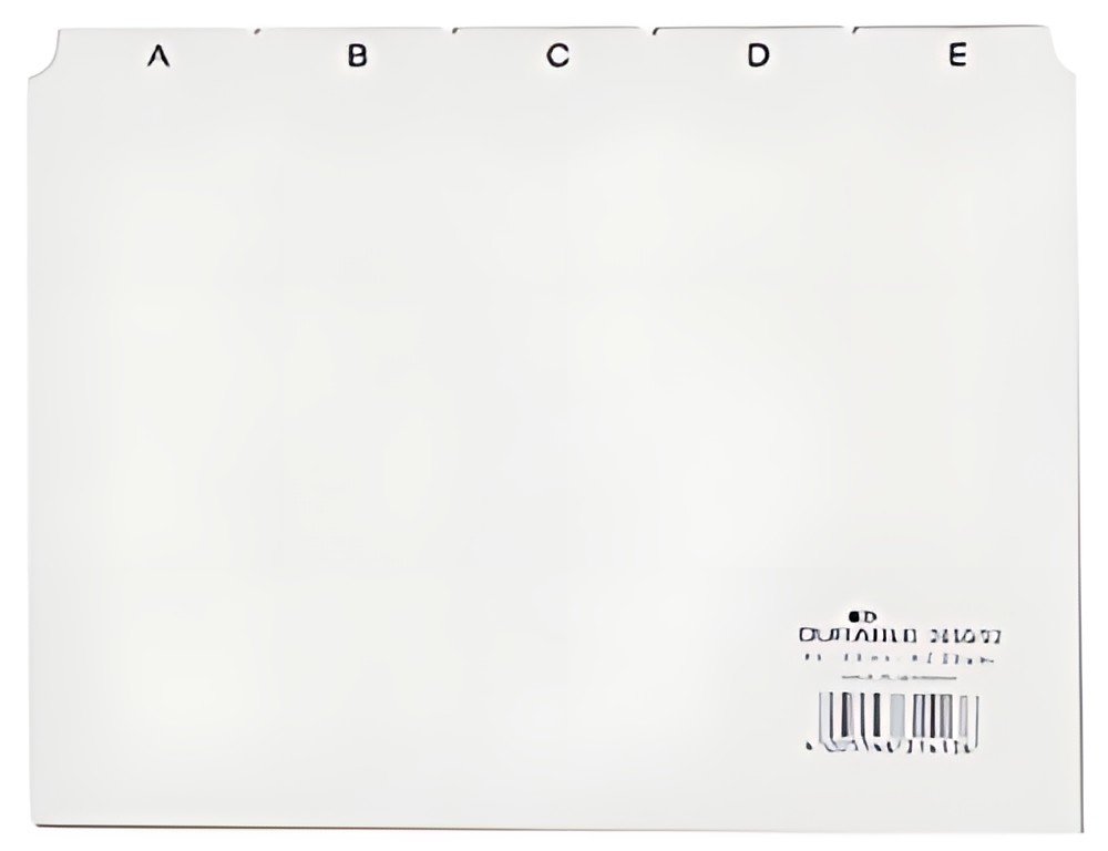 DURABLE intercalaire A - Z, en PP, format A5 paysage