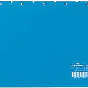 DURABLE intercalaire A - Z, en PP, format A5 paysage