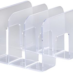DURABLE Porte-revues TREND, 3 compartiments, transparent