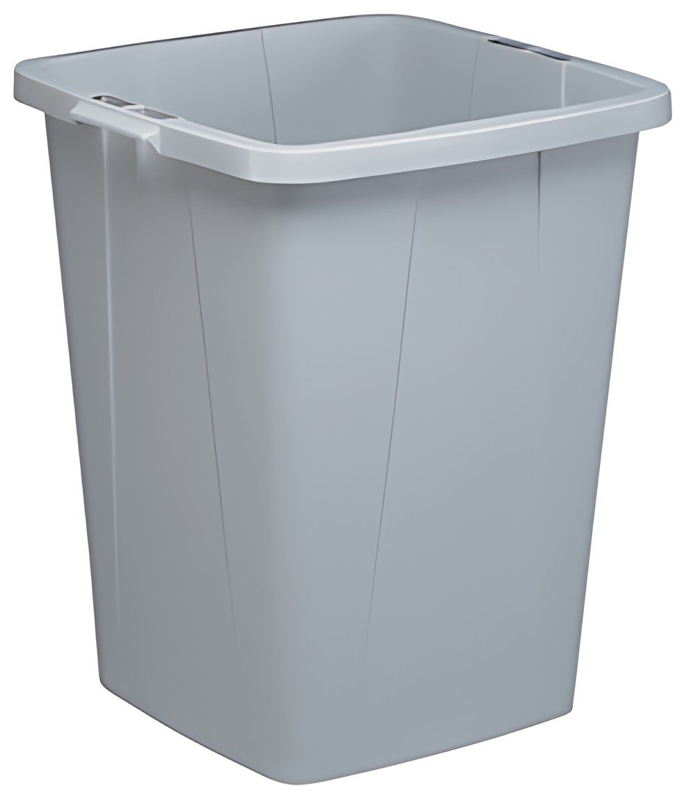 DURABLE Couvercle DURABIN LID 90, carré, gris