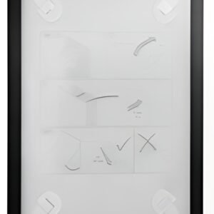 DURABLE Cadre magnétique DURAFRAME WALLPAPER, A4, noir