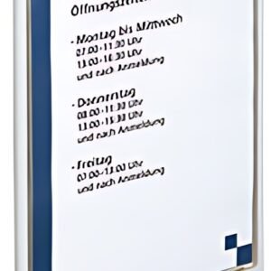 DURABLE Plaque de porte CLICK SIGN, A4, blanc