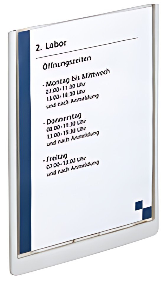 DURABLE Plaque de porte CLICK SIGN, A4, blanc