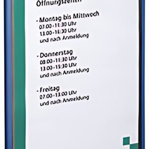 DURABLE Plaque de porte CLICK SIGN, A4, bleu foncé