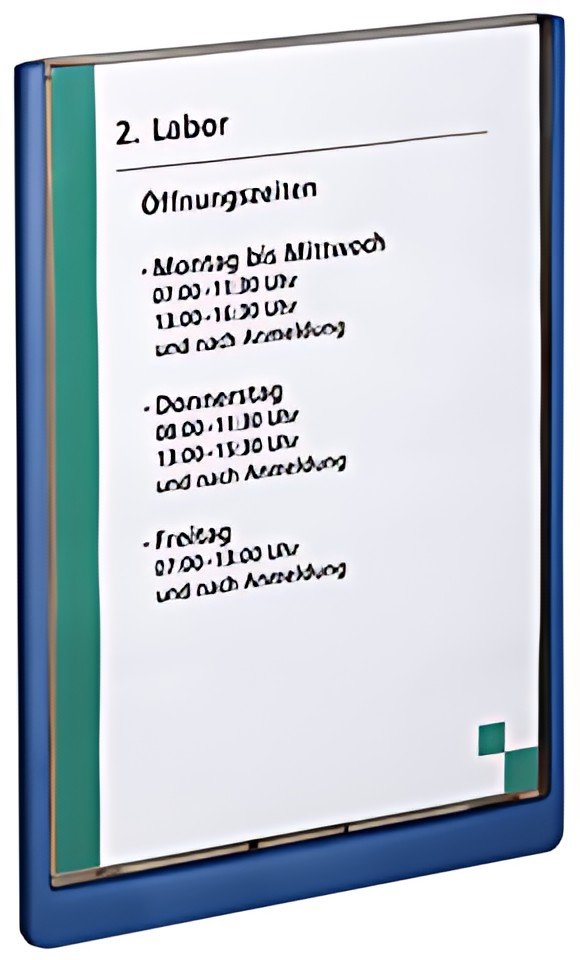 DURABLE Plaque de porte CLICK SIGN, A4, bleu foncé