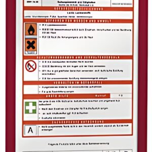 DURABLE Cadre d'affichage magnétique DURAFRAME, A4, rouge