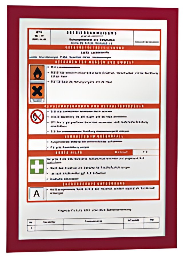 DURABLE Cadre d'affichage magnétique DURAFRAME, A4, rouge