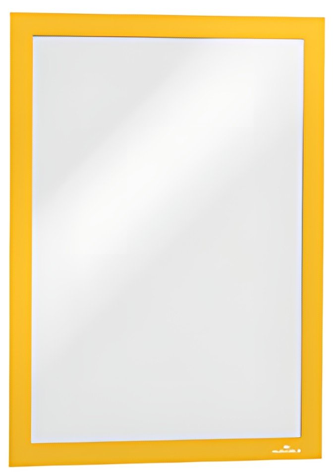 DURABLE Cadre d'affichage magnétique DURAFRAME, A4, jaune