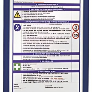 DURABLE Cadre d'affichage magnétique DURAFRAME, A4, bleu