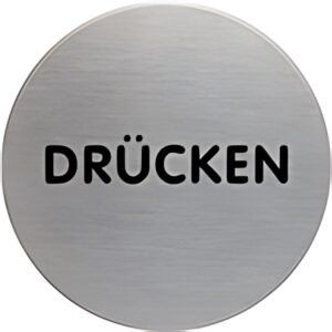 Pictogramme DURABLE « Presse », diamètre : 65 mm, argent