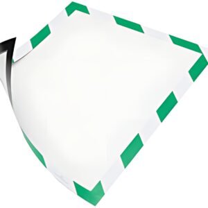 DURABLE Cadre magnétique SECURITY, format A4, vert/ blanc