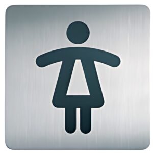 DURABLE Pictogramme PICTO "WC Femmes", carré, en acier