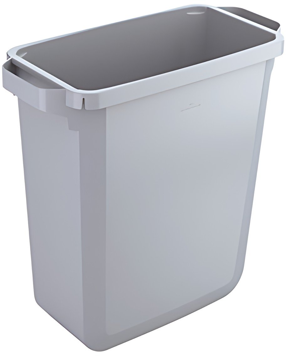DURABLE poubelle DURABIN 60, rectangulaire, gris