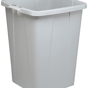 DURABLE Poubelle DURABIN ECO 90, carré, gris