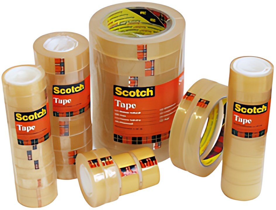 Scotch Ruban adhésif 508, 19 mm x 33 m, transparent