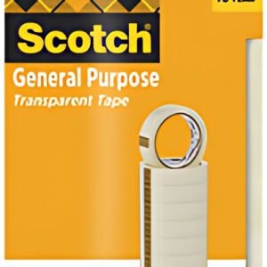 3M Scotch Ruban adhésif 508, 19 mm x 66 m, transparent