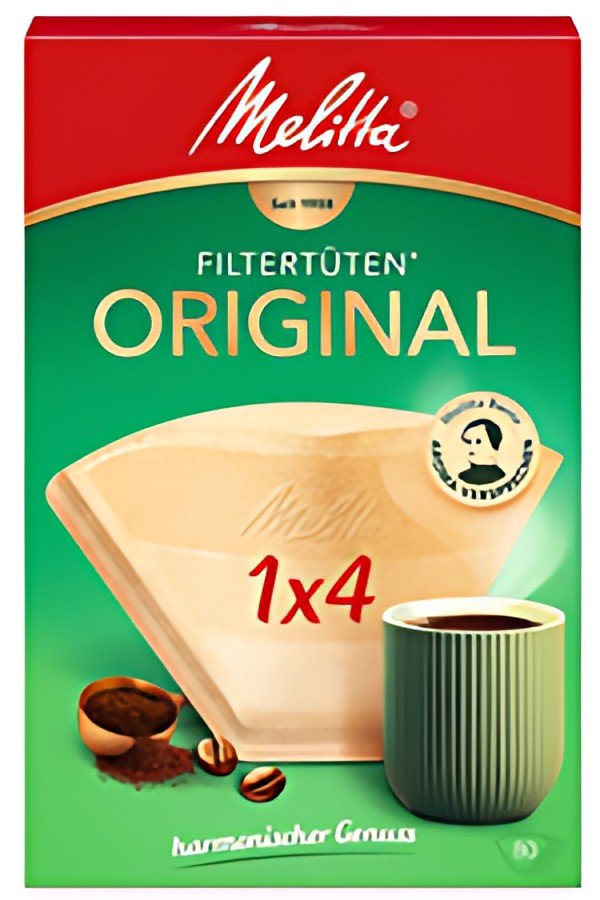 Melitta Filtre à café arôme "1x4", marron nature