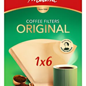 Melitta Filtre à café arôme "1x6", marron nature