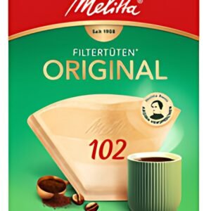 Melitta Filtre à café arôme "102", marron nature