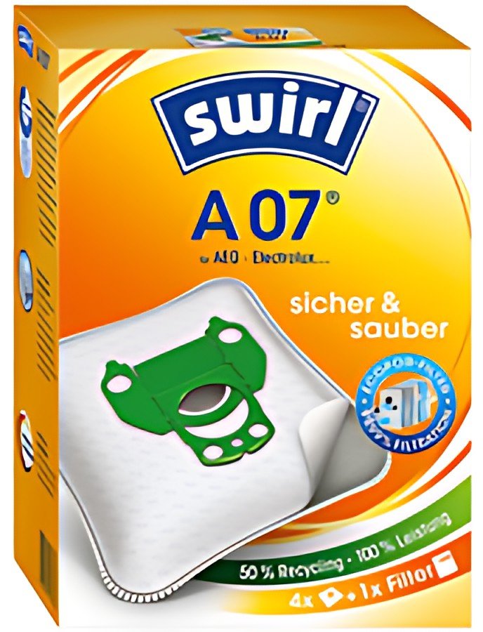 swirl Sac d'aspirateur A 07, avec filtre MicroporPlus
