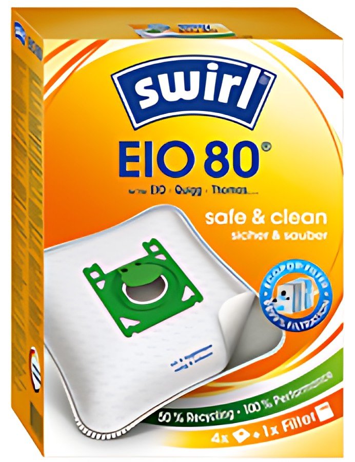 swirl Sac d'aspirateur EIO 80, avec filtre MicroporPlus