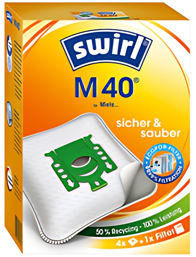 swirl Sac d'aspirateur M 40, avec filtre EcoPor