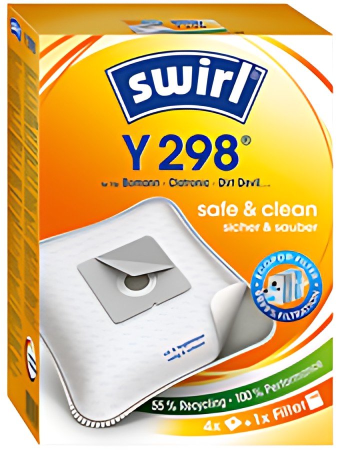swirl Sac d'aspirateur Y 298, avec filtre MicroporPlus