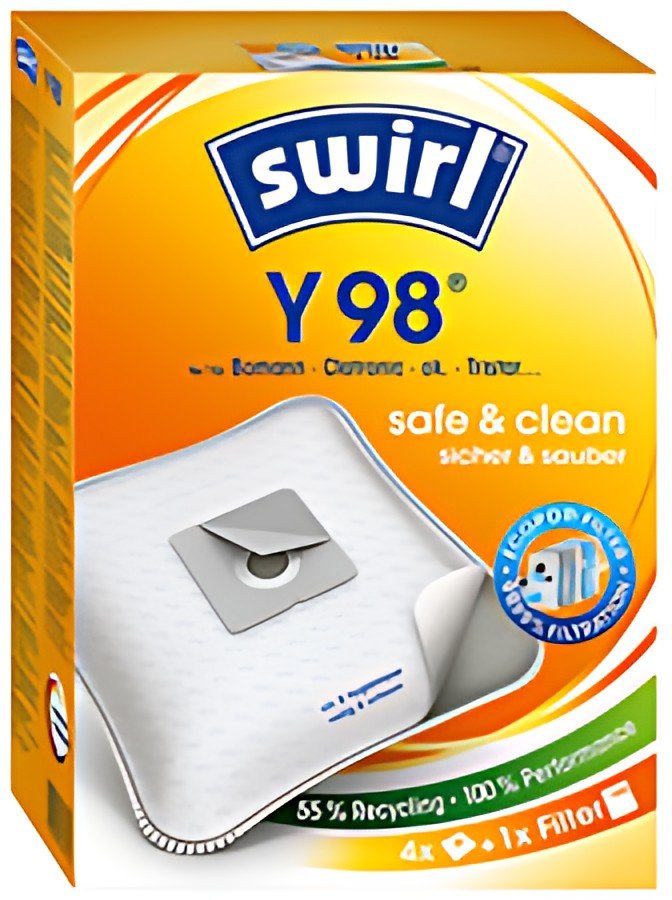 sacs d'aspirateur tourbillonnant Y 98, avec filtre MicroporPlus