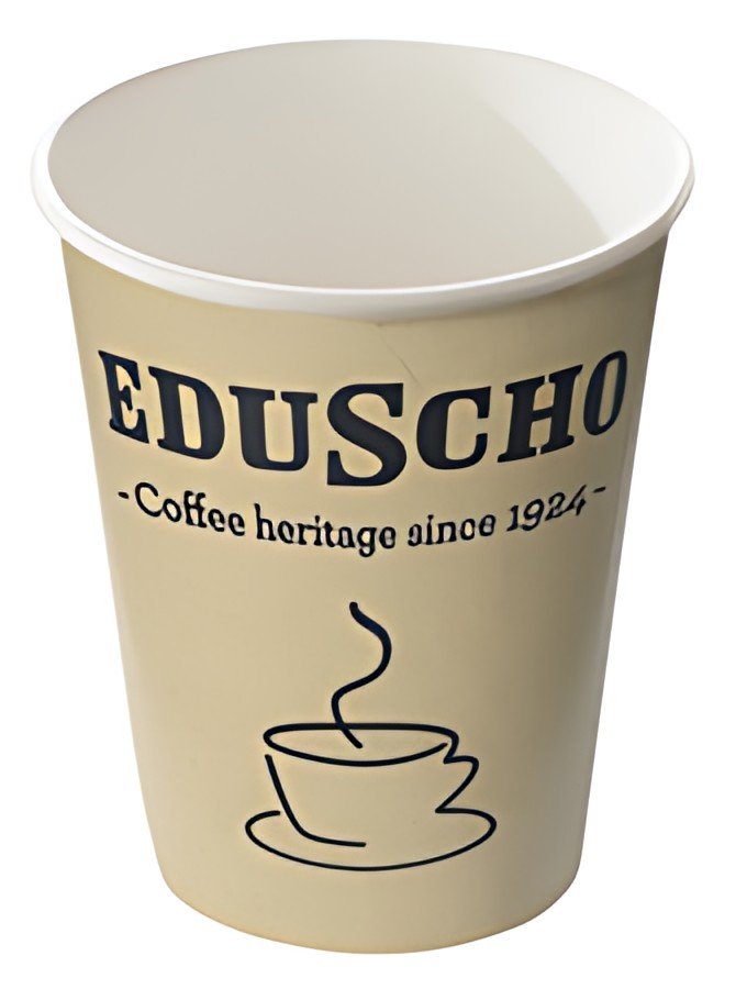 Eduscho Gobelet à café en papier dur "To Go", 0,3 l