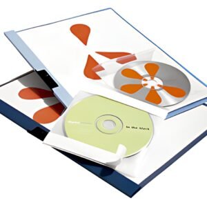 DURABLE Pochette autoadhésive pour CD/DVD FIX, en PP