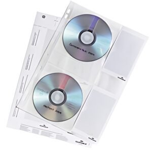 DURABLE Pochette CD/DVD COVER M, pour 4 CD, PP, A4