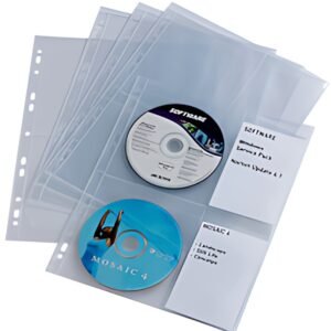 DURABLE Pochette CD-/DVD COVER LIGHT M, pour 4 CD, en PP,