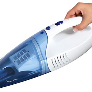 CLATRONIC Aspirateur à main sans fil AKS 828, blanc/bleu