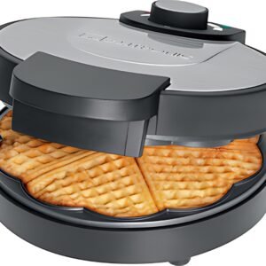 CLATRONIC Gauffrier WA 3492, acier inoxydable/noir