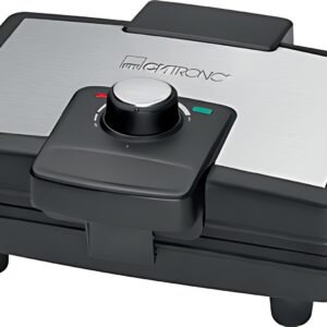 CLATRONIC Gaufrier WA 3606, noir/acier inoxydable