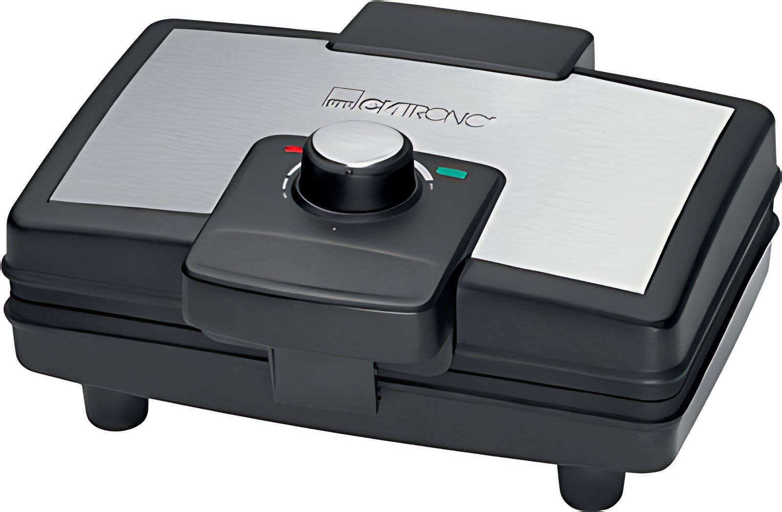CLATRONIC Gaufrier WA 3606, noir/acier inoxydable