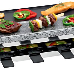 CLATRONIC Raclette grill RG 3678, avec pierre de cuisson