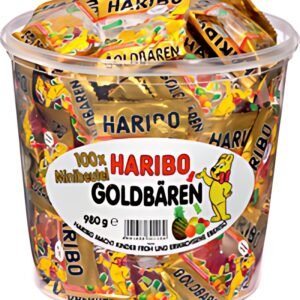 HARIBO Bonbon gélifié aux fruits Goldbären Minis, boîte