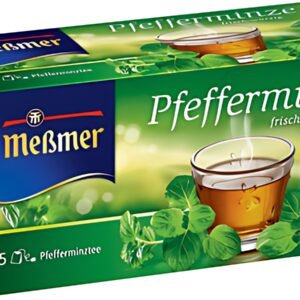Meßmer Thé "menthe poivrée", frais-épicé, paquet de 25