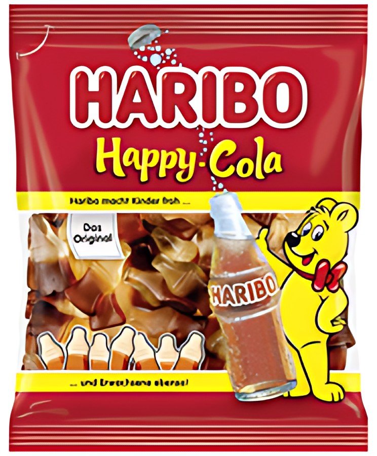 HARIBO Bonbon gélifié aux fruits HAPPY COLA, sachet 175 g