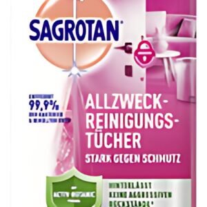 SAGROTAN Lingette nettoyante multi-usage Grenade & Limette