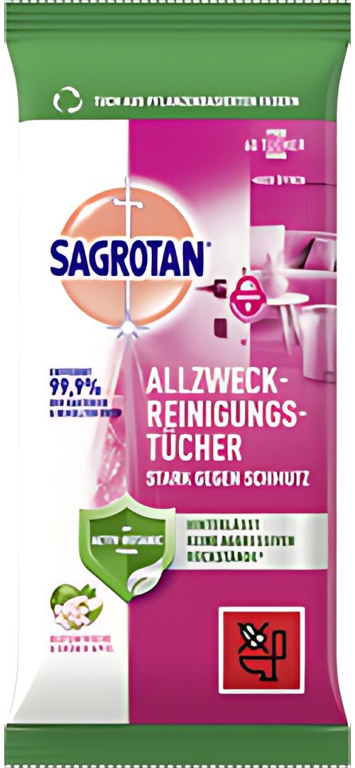 SAGROTAN Lingette nettoyante multi-usage Grenade & Limette