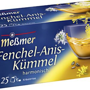Meßmer Thé "fenouil-anis-carvi", harmonieux, paquet de 25