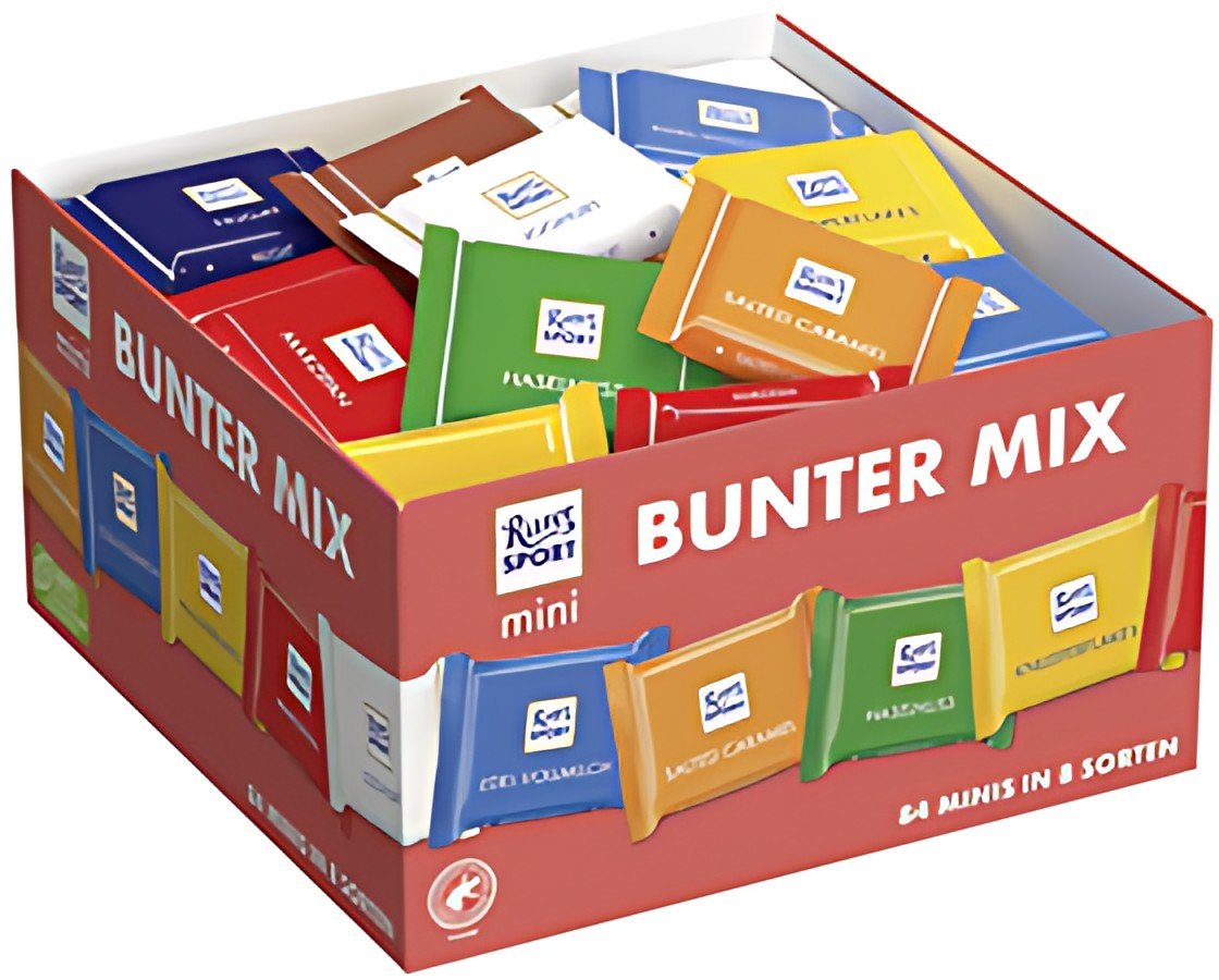 Ritter SPORT Mini-tablette de chocolat "BUNTER MIX"